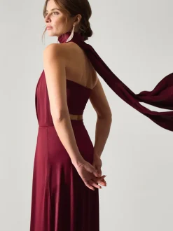 Monsoon Red Thea Multiway Bridesmaid Dress