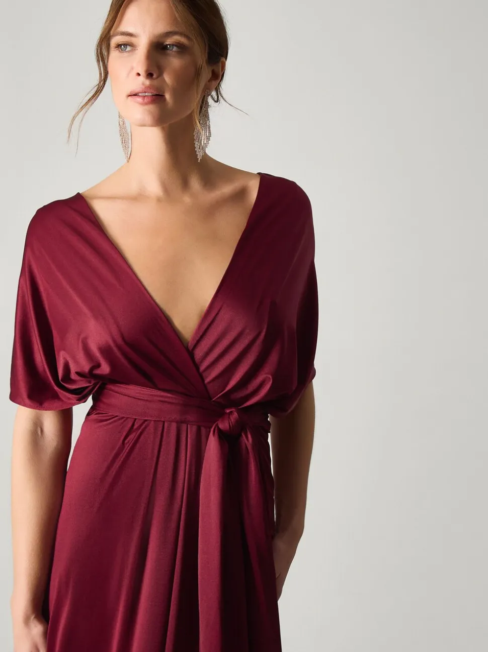 Monsoon Red Thea Multiway Bridesmaid Dress