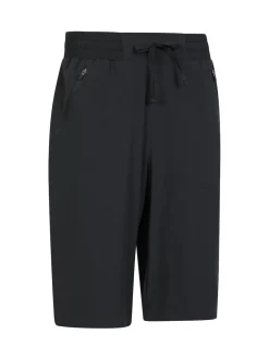 Mountain Warehouse Black Womens Explorer Long Shorts