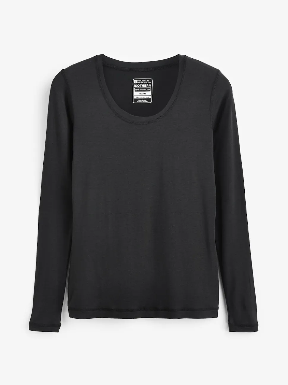Mountain Warehouse Black Keep The Heat Quick Drying Thermal Top