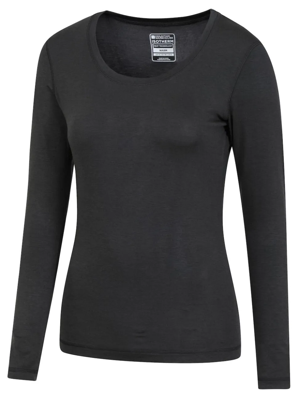 Mountain Warehouse Black Keep The Heat Quick Drying Thermal Top