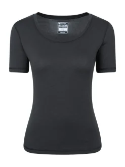 Mountain Warehouse Black Keep The Heat Short Sleeve T-Shirt