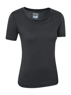 Mountain Warehouse Black Keep The Heat Short Sleeve T-Shirt