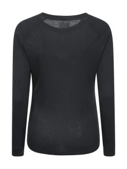 Mountain Warehouse Black Talus Womens Round Neck Thermal Top