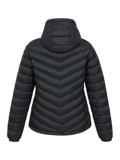 Mountain Warehouse Black Seasons Womens Water-Resistant Padded Jacket