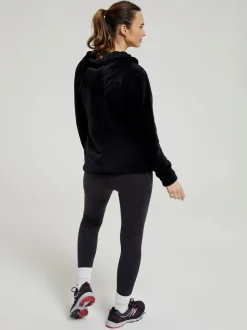 Mountain Warehouse Black Womens Snaggle Hooded Fleece