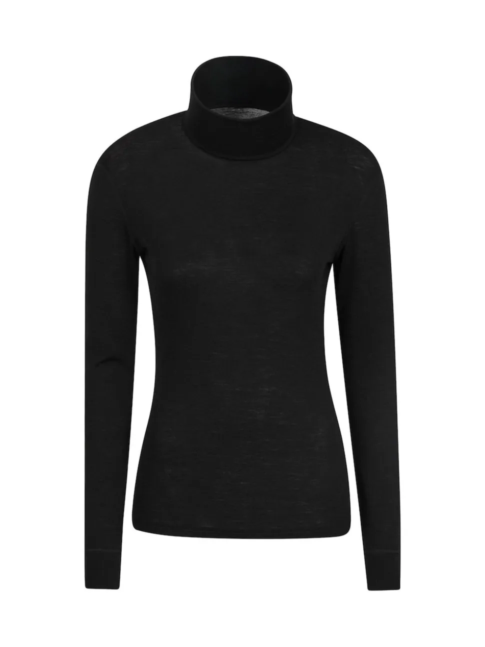 Mountain Warehouse Black Womens Merino Thermal Top