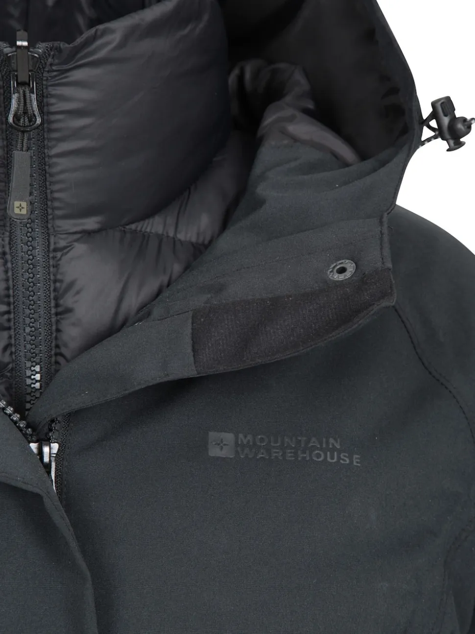 Mountain Warehouse Black Womens Alaskan 3-In-1 Waterproof Long Coat