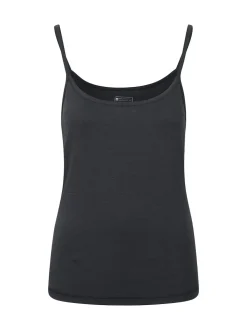 Mountain Warehouse Black Keep The Heat Isotherm Cami Top