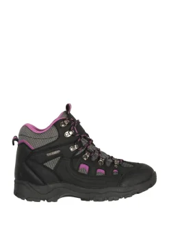 Mountain Warehouse Black Adventurer Womens Waterproof Walking Boots