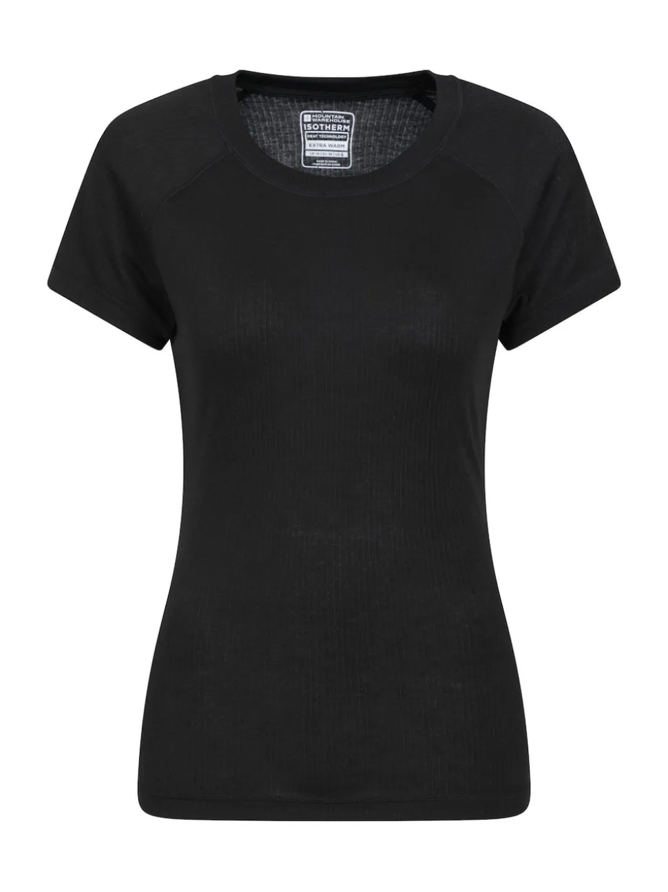Mountain Warehouse Black Womens Talus Thermal T-Shirt