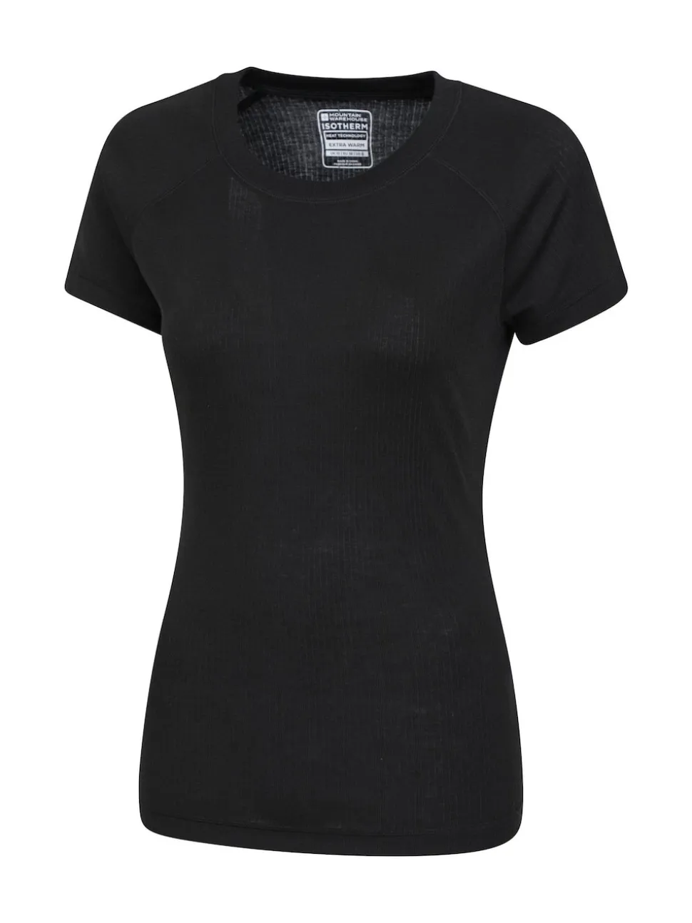 Mountain Warehouse Black Womens Talus Thermal T-Shirt
