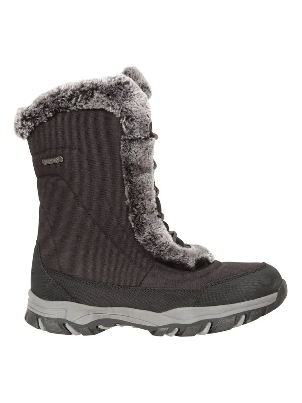 Mountain Warehouse Black Womens Ohio Snow Boots