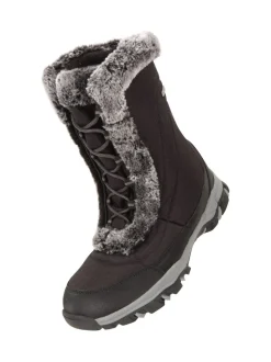 Mountain Warehouse Black Womens Ohio Snow Boots