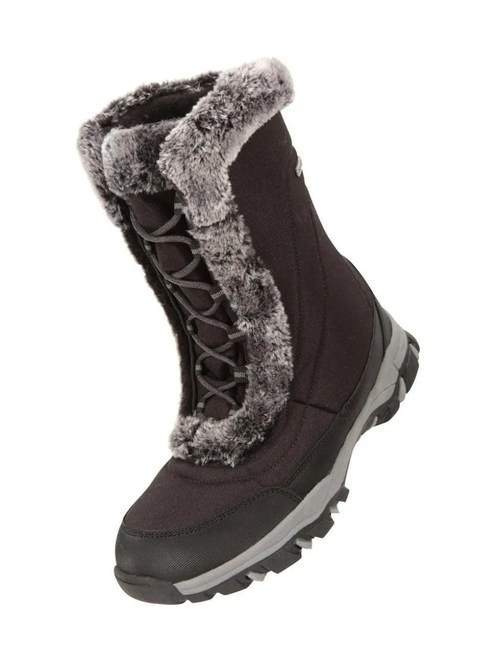 Mountain Warehouse Black Womens Ohio Snow Boots