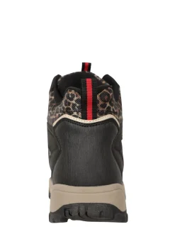 Mountain Warehouse Black/Leopard Womens Adventurer Printed Waterproof Boots