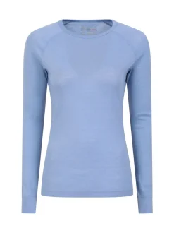 Mountain Warehouse Blue Womens Merino II Thermal Top