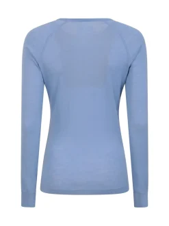 Mountain Warehouse Blue Womens Merino II Thermal Top