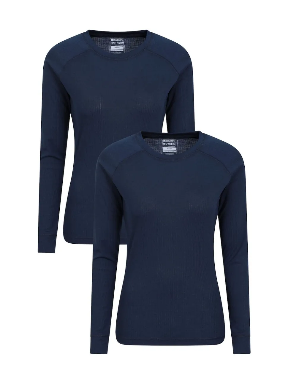 Mountain Warehouse Blue Womens Talus Thermal Tops 2 Pack
