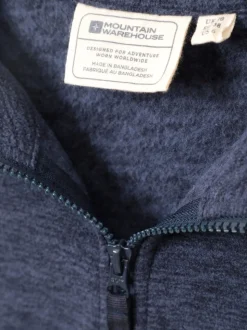 Mountain Warehouse Dark Blue Womens Snowdon Melange II Full-Zip Fleece