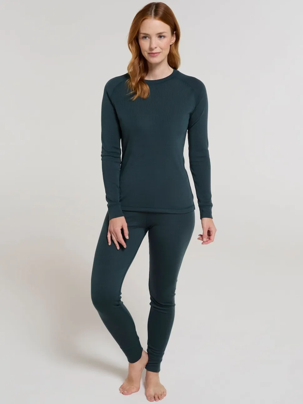 Mountain Warehouse Green Talus Womens Round Neck Thermal Top