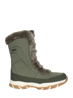Mountain Warehouse Green Womens Ohio Snow Boots