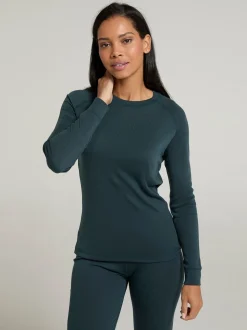 Mountain Warehouse Grey Talus Womens Round Neck Thermal Top