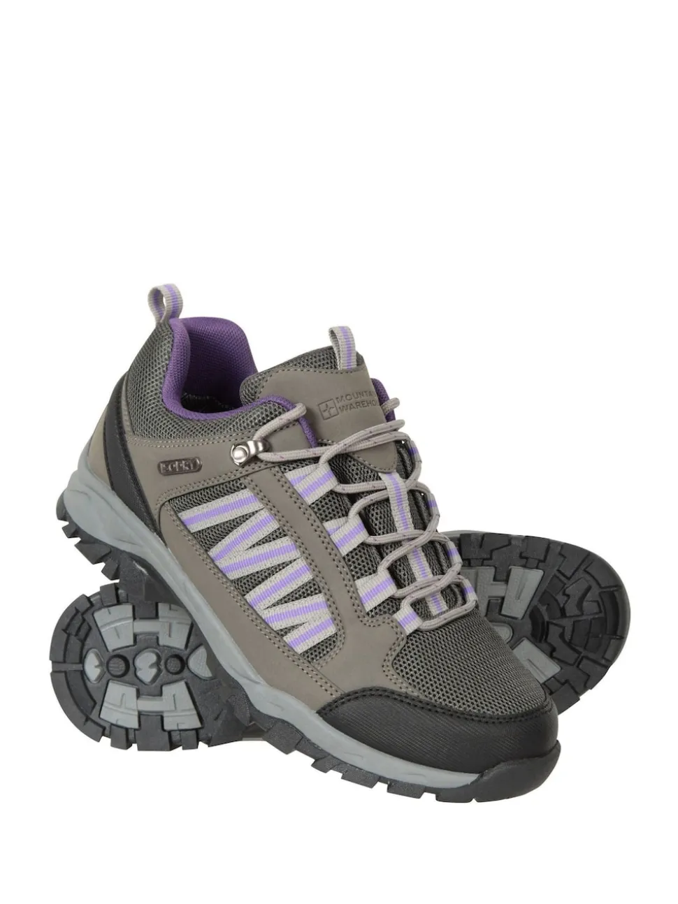 Mountain Warehouse Grey Womens Path Waterproof Walking Shoes