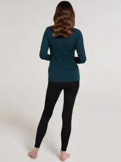 Mountain Warehouse Light Blue Womens Merino II Thermal Top