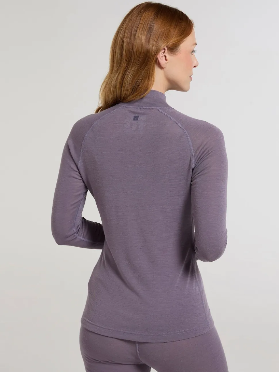 Mountain Warehouse Purple Womens Merino Zip Neck Thermal Top