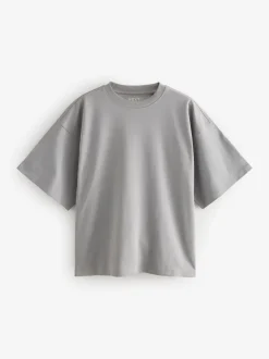 Multi 100% Cotton Boxy Short Sleeve T-Shirts 5 Pack