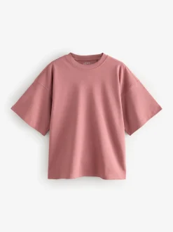 Multi 100% Cotton Boxy Short Sleeve T-Shirts 5 Pack