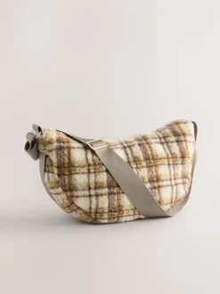 Multi Borg Sling Checkered Cross-Body Bag
