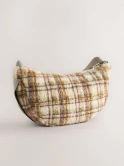 Multi Borg Sling Checkered Cross-Body Bag