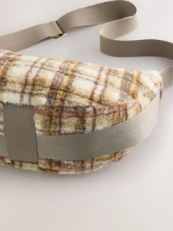 Multi Borg Sling Checkered Cross-Body Bag