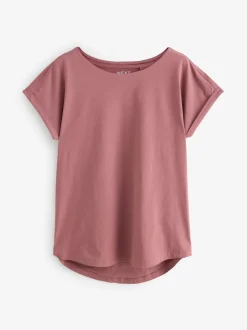 Multi Cap Sleeve 100% Cotton T-Shirts 7 Pack