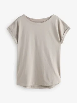 Multi Cap Sleeve 100% Cotton T-Shirts 7 Pack