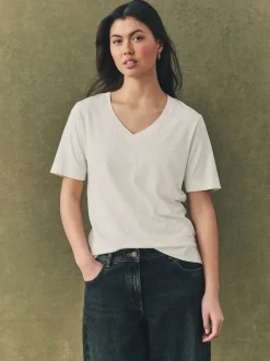 Multi Cotton Modal Slouch T-Shirt 5 Pack