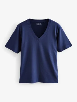 Multi Cotton Modal Slouch T-Shirt 5 Pack
