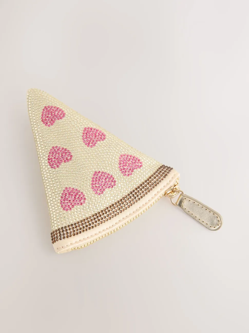 Multi Embellished Pizza Purse