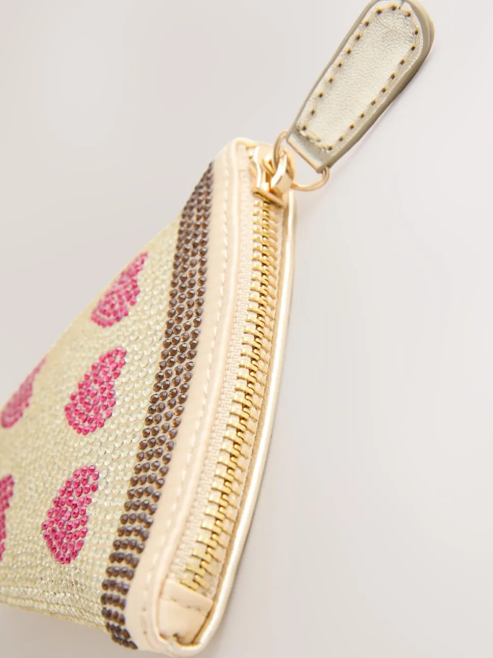 Multi Embellished Pizza Purse