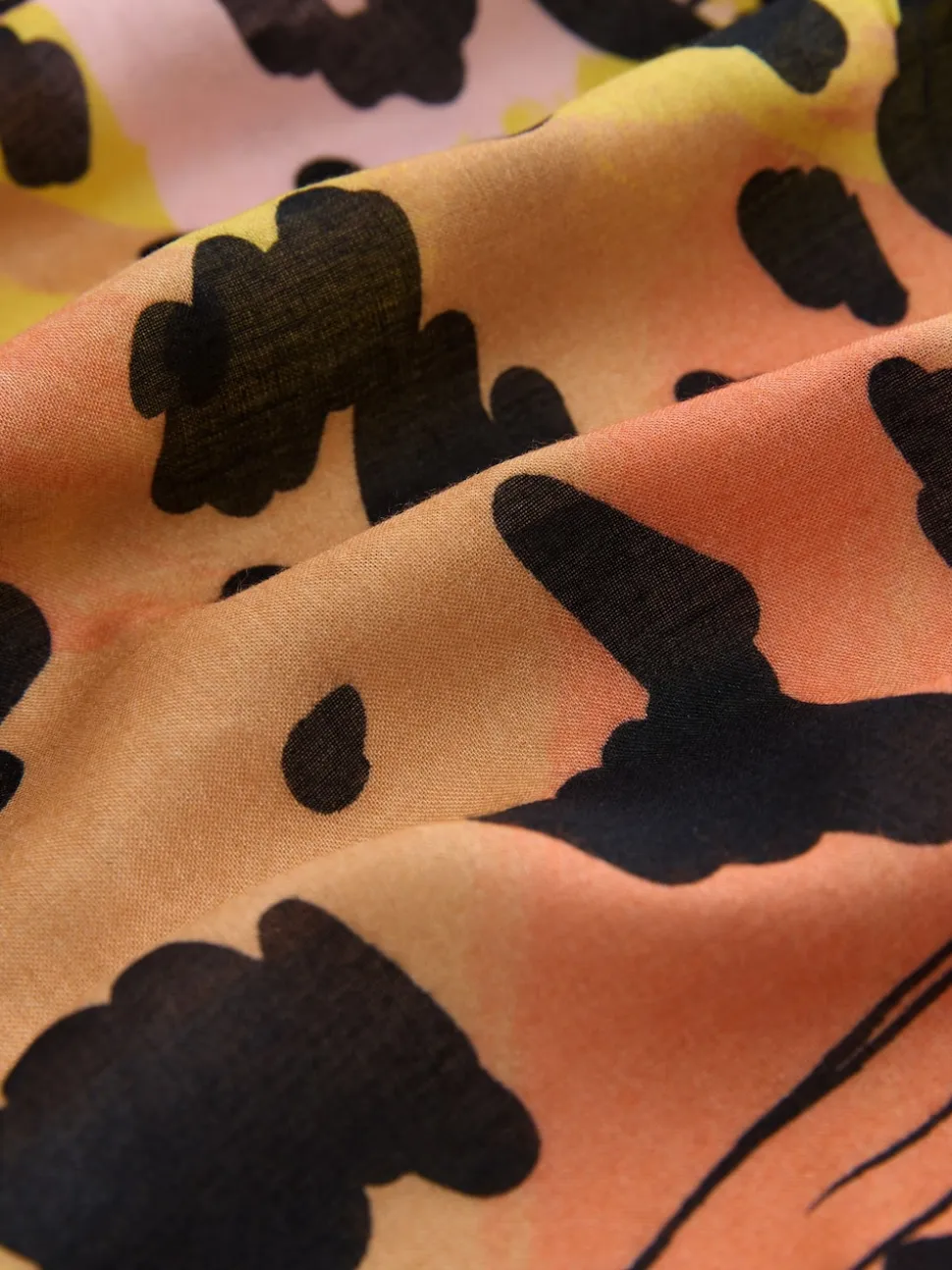 Multi Leopard Square Scarf