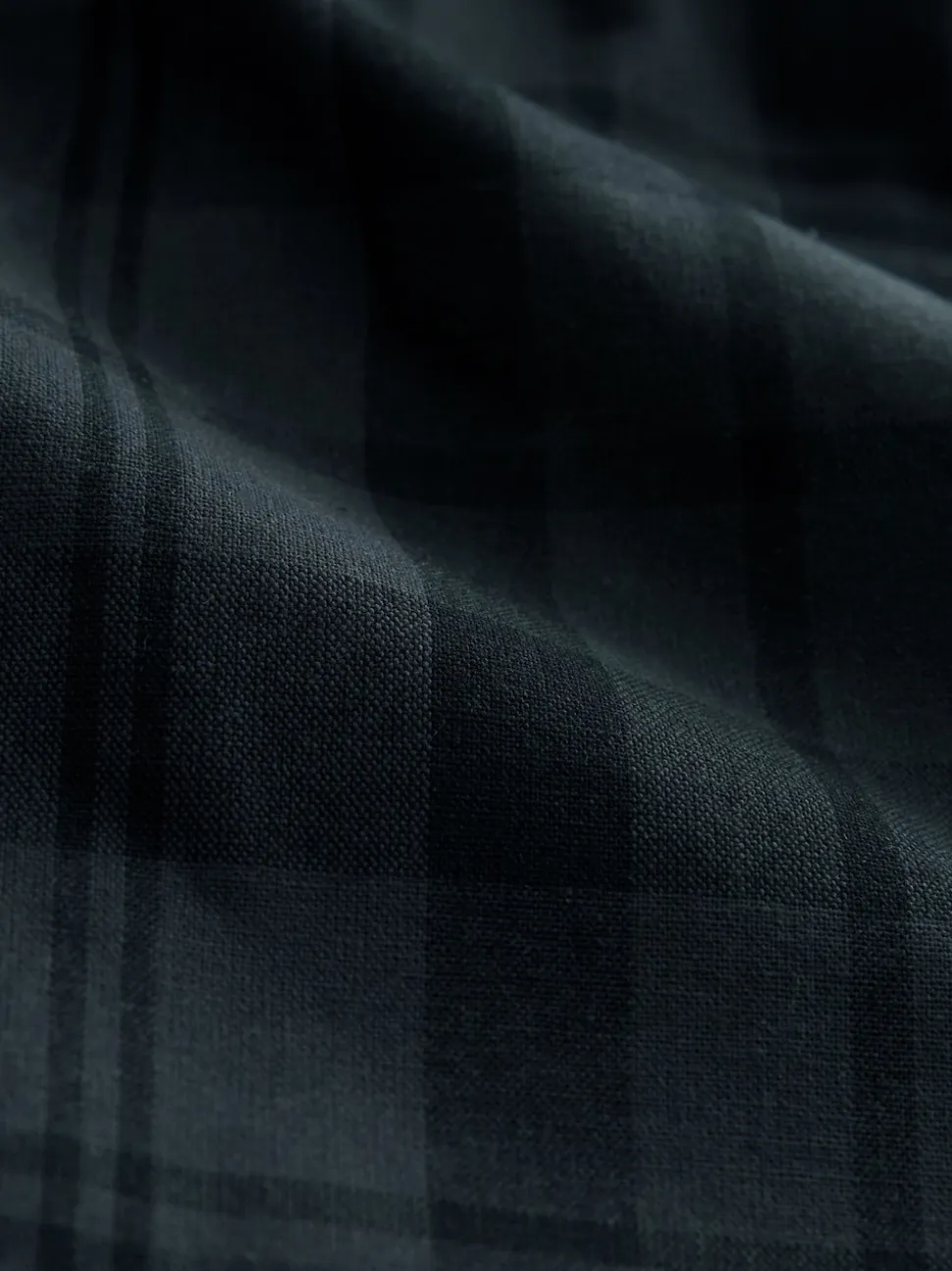 Navy Blue Check Hertiage Cord Collar Jacket