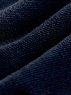 Navy Blue Corduroy Skinny Trousers
