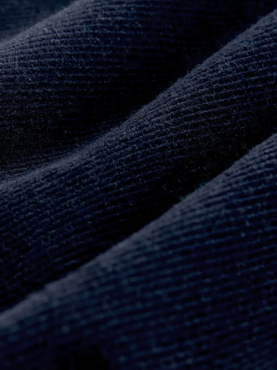 Navy Blue Corduroy Skinny Trousers