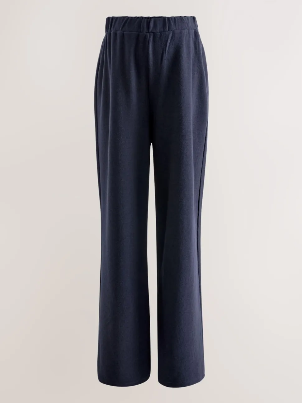 Navy Blue Maternity Cosy Wide Leg Trousers