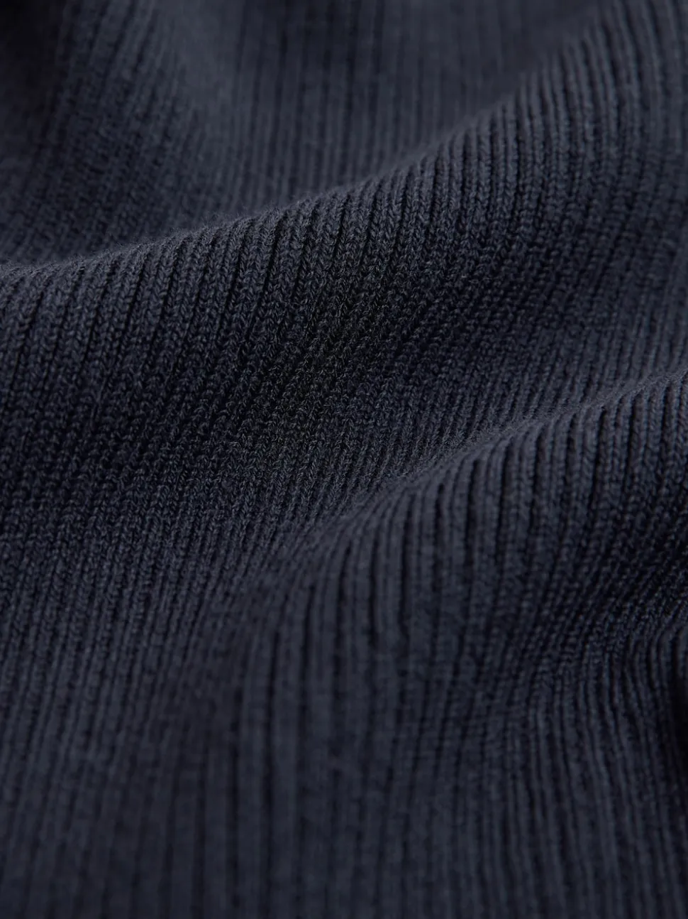 Navy Blue Maternity Twist Front Knit Jumper Dress