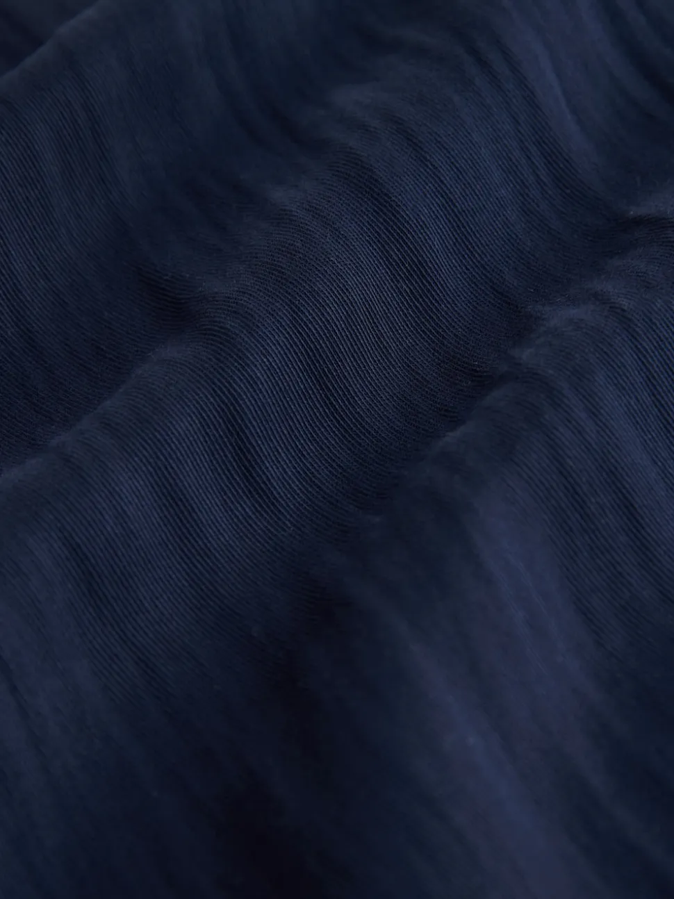 Navy Blue Superwide Pleated Trousers