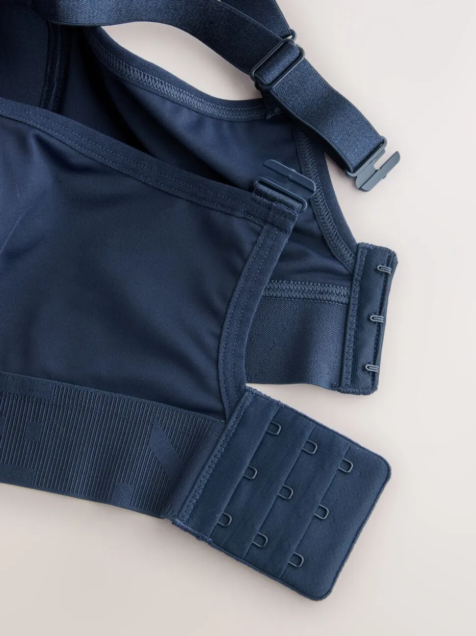 Navy DD+ Ultimate Dry Tech Breathable Lightweight Pad High Impact Sports Bra