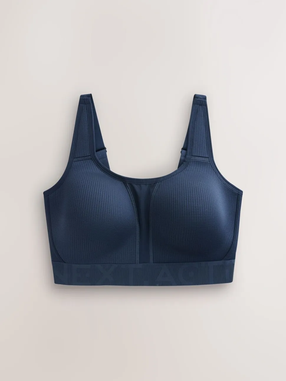 Navy DD+ Ultimate Dry Tech Breathable Lightweight Pad High Impact Sports Bra